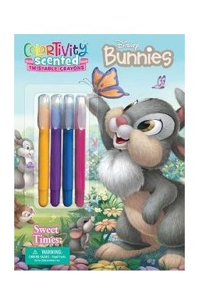 Disney Bunnies: Sweet Times: Colortivity with Scented Twistable Crayons - Editors Of Dreamtivity