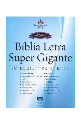 Super Giant Print Bible-Rvr 1960 - American Bible Society