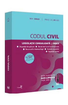 Codul civil Mai 2023 - Dan Lupascu