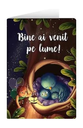Felicitare: Bine ai venit pe lume. Insomniac