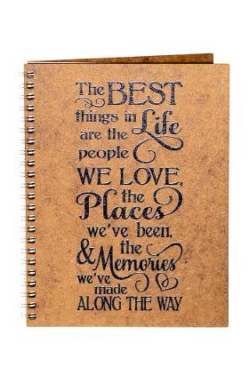 Agenda din lemn: The best things in life
