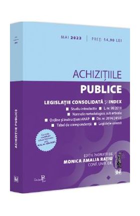 Achizitiile publice Act. mai 2023 - Monica Amalia Ratiu