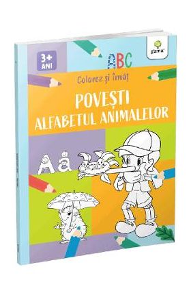 Colorez si invat. Povesti si alfabetul animalelor