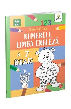 Colorez si invat. Numerele si limba engleza