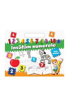 Bloc cu abtibilduri. Invatam numerele
