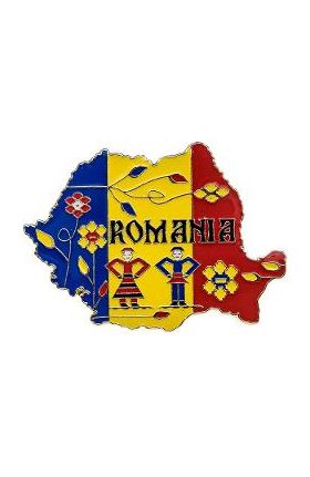 Magnet de frigider: Romania. Harta