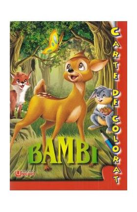 Bambi. Carte de colorat