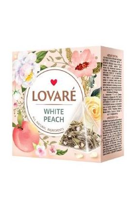 Ceai 15 piramide: White Peach
