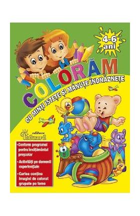 Coloram cu minti istete si manute indraznete 4-6 ani