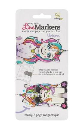 Set semne de carte magnetice: Unicorn