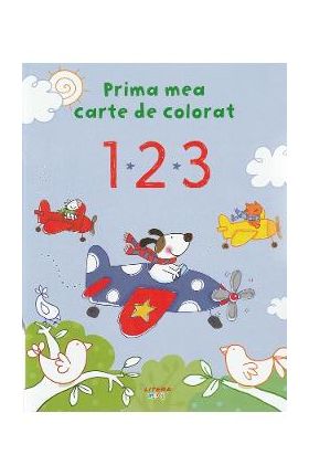 1 2 3. Prima mea carte de colorat