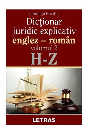 eBook Dictionar juridic explicativ englez-roman Vol. 2 - Luminita Frentiu