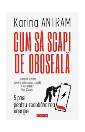 Cum sa scapi de oboseala. 5 pasi pentru redobandirea energiei - Karina Antram