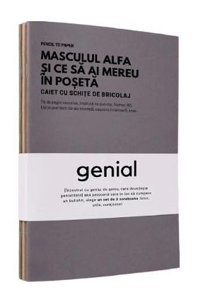 Set de 3 caiete geniale: Latura feminina