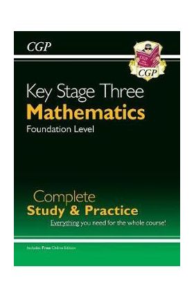 New KS3 Maths Complete Study & Practice - Foundation (with O -