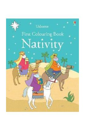 First Colouring Book Nativity - Felicity Brooks