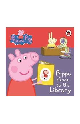 Peppa Pig: Peppa Goes to the Library: My First Storybook -