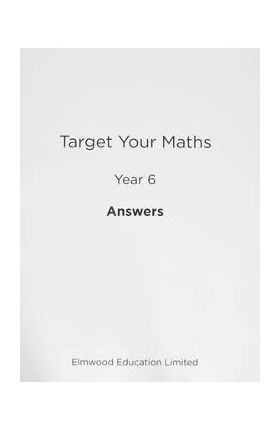 Target Your Maths Year 6 Answer Book