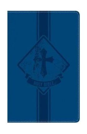 KJV Kids Bible, Royal Blue Leathertouch - Holman Bible Staff