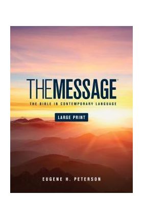 Message Bible-MS-Large Print Numbered - Eugene H. Peterson