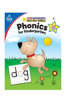 Phonics for Kindergarten, Grade K: Gold Star Edition - Carson-dellosa Publishing