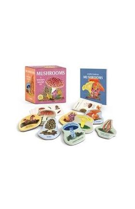 Mushrooms: A Wooden Magnet Set - Meg Madden