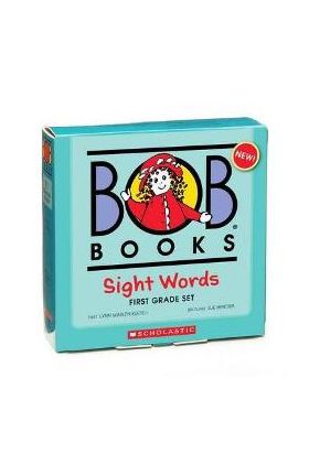 Bob Books - Sight Words First Grade Box Set Phonics, Ages 4 and Up, First Grade, Flashcards (Stage 2: Emerging Reader) - Lynn Maslen Kertell