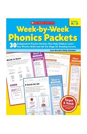 Week-By-Week Phonics Packets: Grades K-3 - Joan Novelli