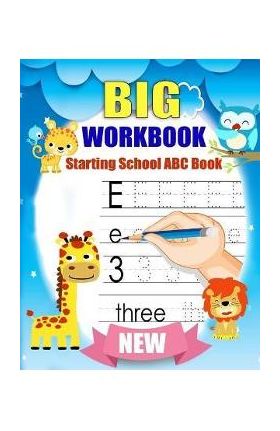 Big Workbook Starting School ABC Book: handwriting practice books for kids + Preschool Math Workbook for Toddlers Ages 2-4: Beginner Math Preschool Le - Teacherkids Homenew