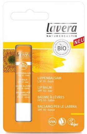 Balsam de buze cu protectie solara SPF10, 4,5g - Lavera