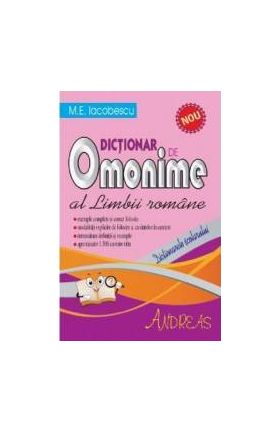 Dictionar de omonime al limbii romane - M.E. Iocobescu