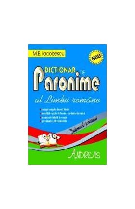 Dictionar de paronime al limbii romane - M.E. Iocobescu