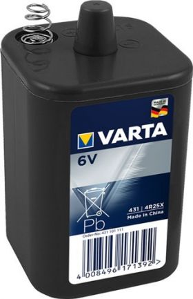 baterie proferionala cu arc, 6v 4r25 8500mah varta