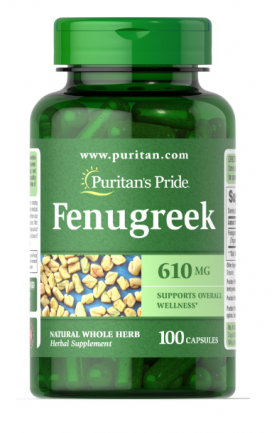 Puritan s Pride Fenugreek 610 mg 100 caps
