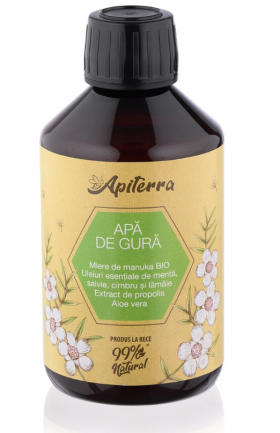 Apa de gura Apiterra, 250ml - Apicola Pastoral Georgescu