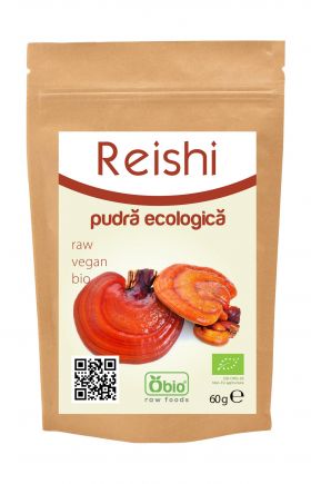 Ganoderma - Reishi pulbere 60g raw eco-bio - Obio