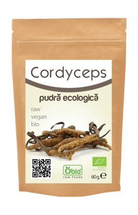 Cordyceps (Cordyceps sinensis) pulbere eco-bio 60g - Obio
