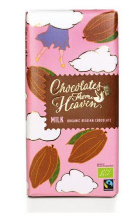 Ciocolata cu lapte - Chocolates from Heaven - Bio | Chocolates from Heaven