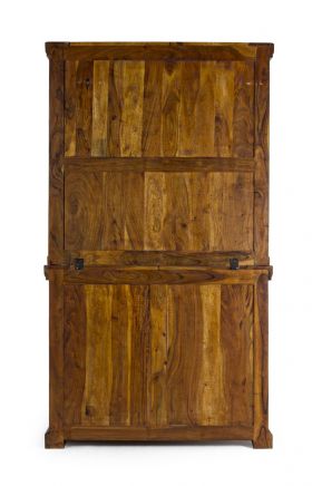 Bufet Chateaux, Bizzotto, 107 x 45 x 190 cm, lemn masiv de salcam indian