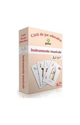 Instrumente muzicale - Carti de joc educative