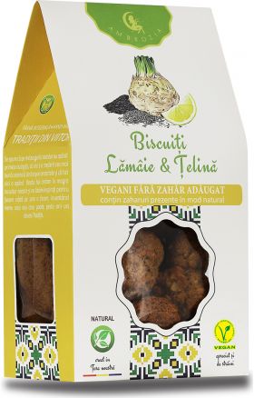 Biscuiti lamaie si telina, 130g, Ambrozia