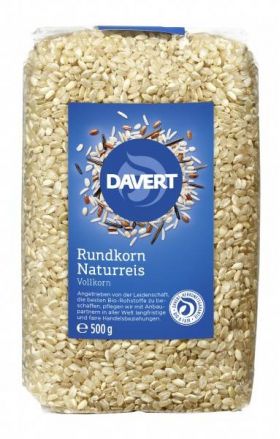 Orez integral bob rotund, eco-bio, 500g - DAVERT