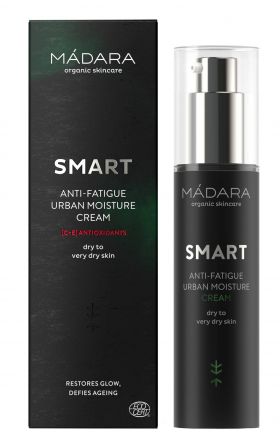 Smart anti-fatigue urban moisture creama pentru ten uscat, 50ml - Madara