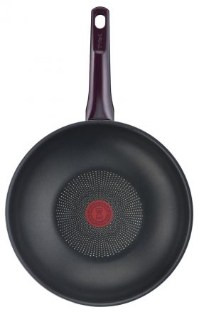 Tigaie Wok, Tefal, Resist Intense, 28 cm Ø, aluminiu