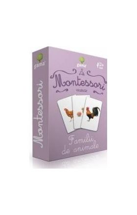 Montessori. Vocabular - Familii de animale