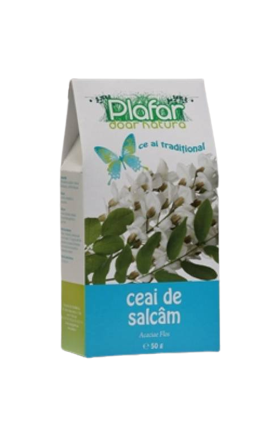 Ceai din flori de salcam, 50g, Plafar