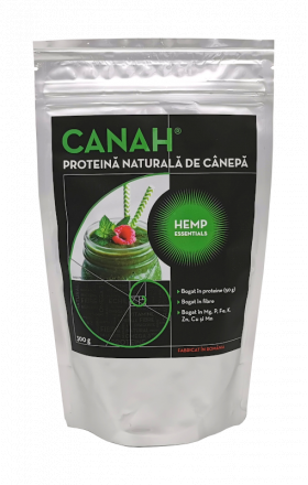 Pudra proteica de canepa, 300g, Canah