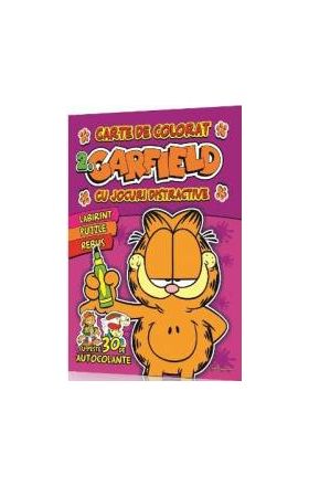 Garfield vol.2 Carte de colorat cu jocuri distractive