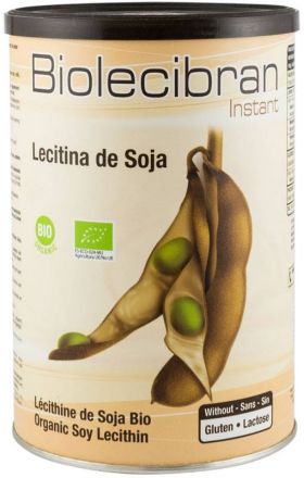 Pudra de lecitina din soia, eco-bio, 380 g, Pronat