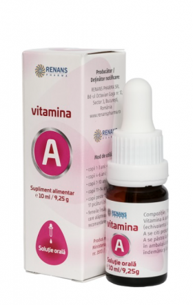 Vitamina A solutie orala, 10ml - Renans